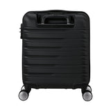 American Tourister Flashline 45cm 4 Wheel Spinner Suitcase In Shadow Black