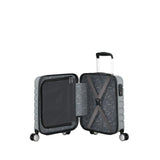American Tourister Flashline 45cm Spinner Suitcase Underseater In Sky Silver