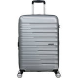 American Tourister Flashline 67cm Medium Check-in Spinner Suitcase In Sky Silver