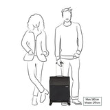 American Tourister Lite Ray Spinner 55 Expandable jet black