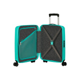 American Tourister Rejoy 55cm Cabin Spinner Suitcase In Aquatic Awe
