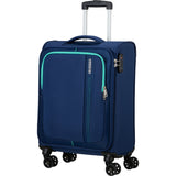 American Tourister Sea Seeker 55cm Cabin Spinner Suitcase In Combat Navy