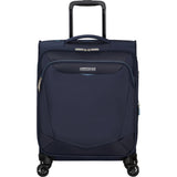 American Tourister Summer Ride Cabin Spinner Suitcase 55cm In Navy Blue