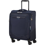 American Tourister Summer Ride Cabin Spinner Suitcase 55cm In Navy Blue