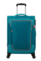 American Tourister Pulsonic Spinner 68 Exp in Stone Teal