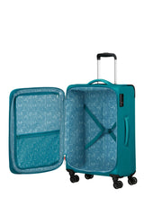 American Tourister Pulsonic Spinner 68 Exp in Stone Teal