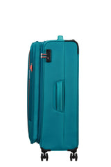 American Tourister Pulsonic Spinner 68 Exp in Stone Teal