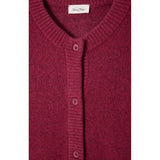 American Vintage Cardigan Damsville In Burgundy