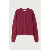 American Vintage Cardigan Damsville In Burgundy