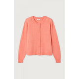 American Vintage Cardigan Damsville In Goyave Melange