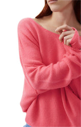 American Vintage Damsville Long Sleeve Pullover in Rose