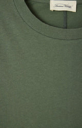 American Vintage Gamipy Long Sleeve Tee in Turtle Green