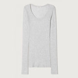 American Vintage Massachusetts Women's T-Shirt in Heather Gray