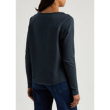 American Vintage Sonoma Slubbed Cotton Top In Navy