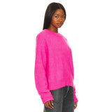 American Vintage Vitow Sweater in Rose Fluo Chine