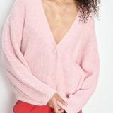 American Vintage Women's cardigan East in Cotton Candy Melange
