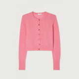 American Vintage Women's Cardigan Razpark in Candy Pink Melange