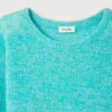 American Vintage Women’s Jumper Nuggy in Fluo Turquoise Mélange