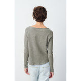 American Vintage Women's LS T-Shirt Sonoma In Heather Grey