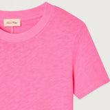 American Vintage Women's T-Shirt Sonoma in Pink Acid Fluo