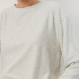 American Vintage Women's T-Shirt Ypawood In Heather Grey