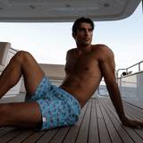 Après Flamigos Swim Shorts in Blue