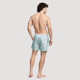 Après Flamingos Swim Shorts in Mint Green