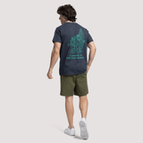 Après May Tee With Graphic Print On The Beach in Navy