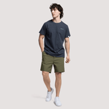Après May Tee With Graphic Print On The Beach in Navy