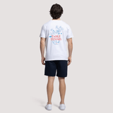 Après May Tee With Graphic Print Table Tennis in White