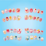 Aquabeads Nails Hearts & Ribbons Nail Refill Kit