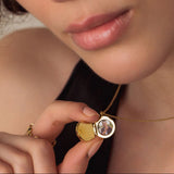 Astley Clarke Gold Polaris Mother of Pearl Locket