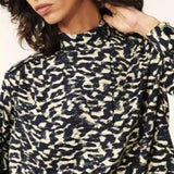 ba&sh Alejandro Long-sleeved Blouse In Blue
