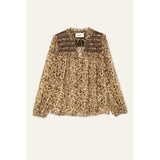 ba&sh Capucine Blouse In Ecru