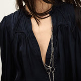 ba&sh Cesira Shirt In Navy