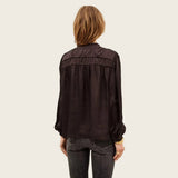 ba&sh Cessia Shirt In Aubergine