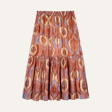 ba&sh Clarie Flowing Midi Skirt In Pink