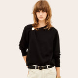 ba&sh Della Sweatshirt In Black