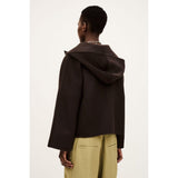 ba&sh Kove Hooded jacket In Brown