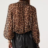 ba&sh Shirt Floe In Leopard print