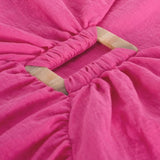 ba&sh LOCKY short-sleeved top In Fuchsia