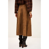 ba&sh Massia Midi-length Skirt In Tan