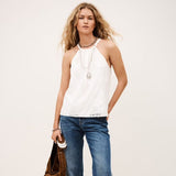 ba&sh Maxi Cami Top in Ecru