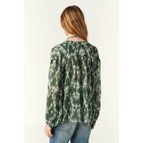 ba&sh Menaelle Blouse In Green