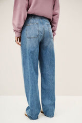 ba&sh MIMA Elasticated Waist Jeans In Blue