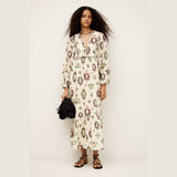 ba&sh OELIA Midi Dress In Cream