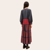 ba&sh Olly Patterned Dress In Red