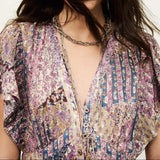 ba&sh Pareta Midi Dress in Rose Paisley Print