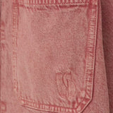 ba&sh Runo Demim Jacket In Rose