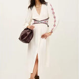 ba&sh Tina Dress In Ecru